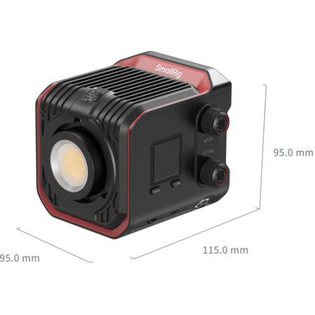SmallRig 4897 - zestaw, wymiary lampy
